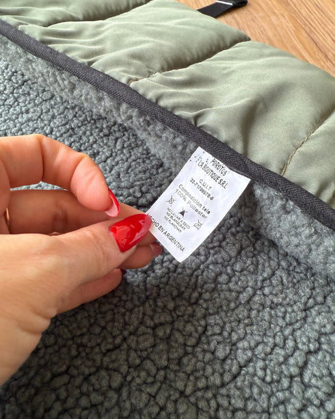 Mat Bag Teddy - Grey